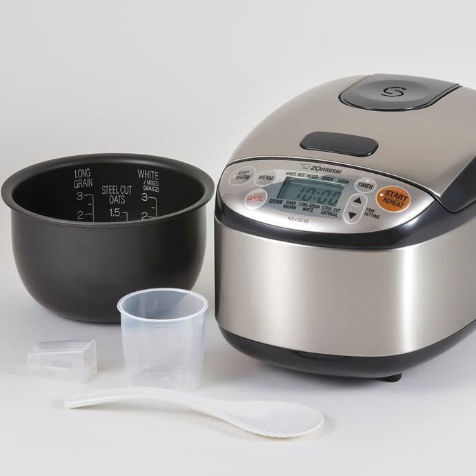 Amazon.com: Zojirushi NS-LGC05 3-Cup Micom Rice Cooker and Warmer